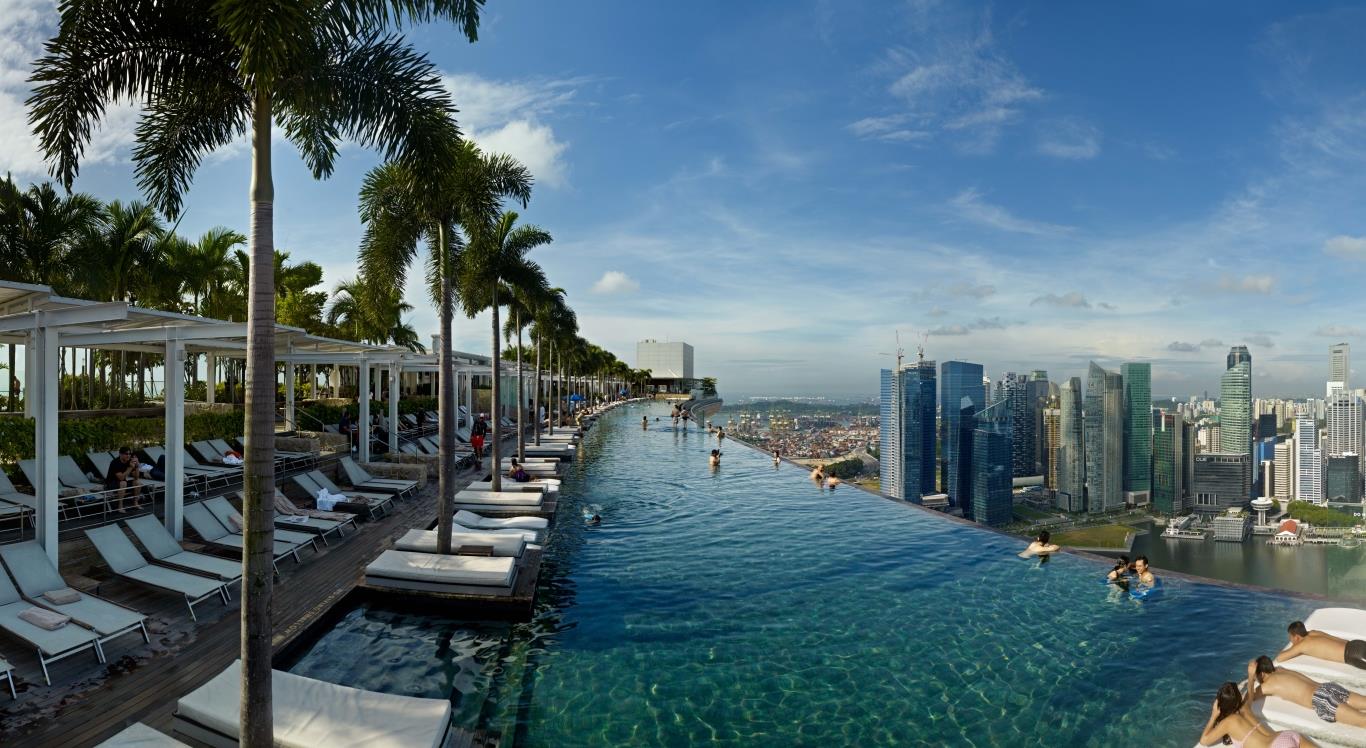 Bể bơi độc đáo tại Singapore